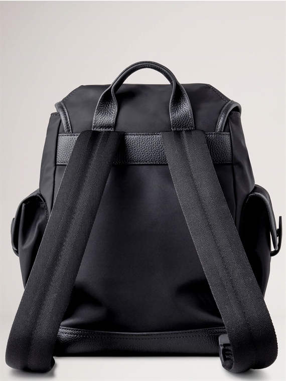 Mini Heritage Nylon Backpack Black Nylon